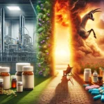 "Contraste entre indústria farmacêutica e remédios naturais."